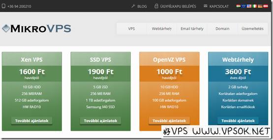 MikroVPS：$6.5/季OpenVZ-512MB/25GB/250GB 匈牙利