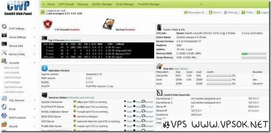 CentOS Web Panel