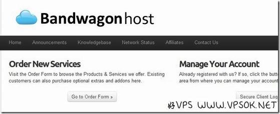 Bandwagonhost：$9.99/年OpenVZ-512MB/5GB/500GB 凤凰城