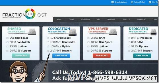 FractionHost：$8/月KVM-512MB/5G SSD/500GB/DDoS保护(10G) 洛杉矶
