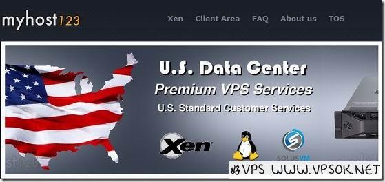 Myhost123光棍节特别优惠：512MB(XEN)终身八折(加送流量100GB/月)