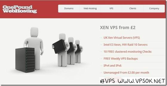 OPWH：£12/年XEN-128MB/256MB/15GB/100GB 英国