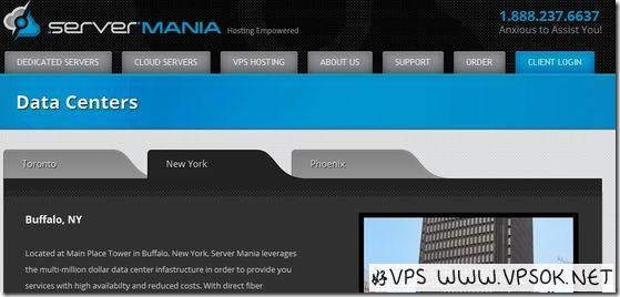 ServerMania：$4/月OpenVZ-512MB/1GB/30GB/1.25TB 纽约
