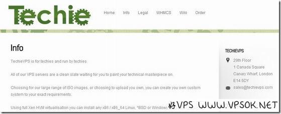TechieVPS：$5.95/月OpenVZ-600MB/1.2GB/10GB/1TB 日本