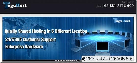TuguHost：$7/月OpenVZ-1GB/20GB/500GB 洛杉矶