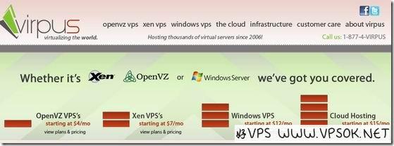 VIRPUS：$4/月OpenVZ-512MB/1024MB/40GB/1000GB/2IPs 堪萨斯